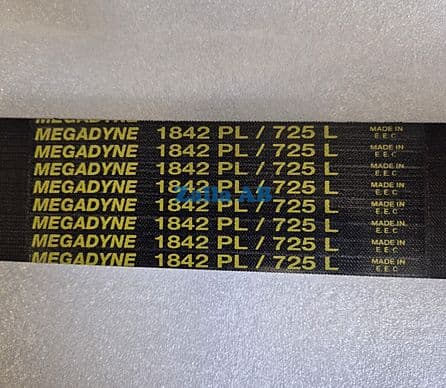 BELT, 12 RIBBED 1842 PL / 725L