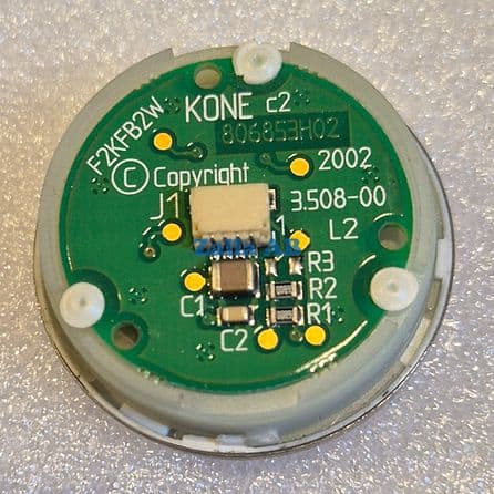 LANDING BUTTON BASE SECONDARY WHITE