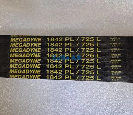 BELT, 12 RIBBED 1842 PL / 725L