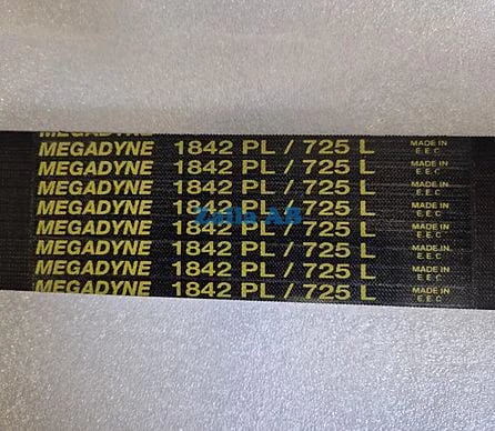 BELT, 12 RIBBED 1842 PL / 725L