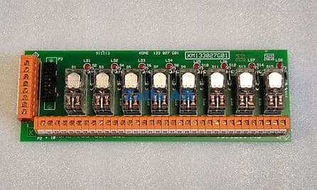 CIRCUIT BOARD,8 RELAYS 24 VDC