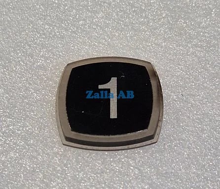 PRESSEL,BLACK ALUMINIUM SYMBOL 1