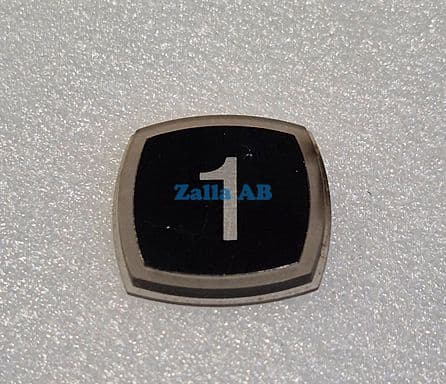 PRESSEL,BLACK ALUMINIUM SYMBOL 1