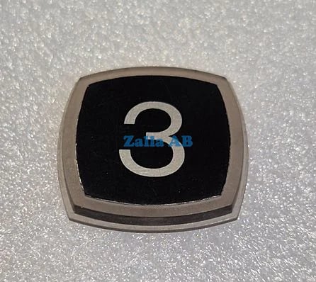PRESSEL,BLACK ALUMINIUM SYMBOL 3