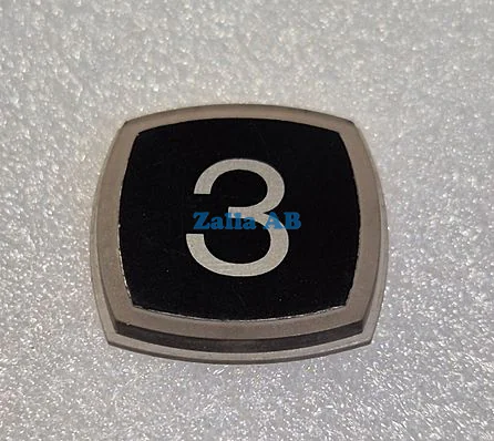 PRESSEL,BLACK ALUMINIUM SYMBOL 3