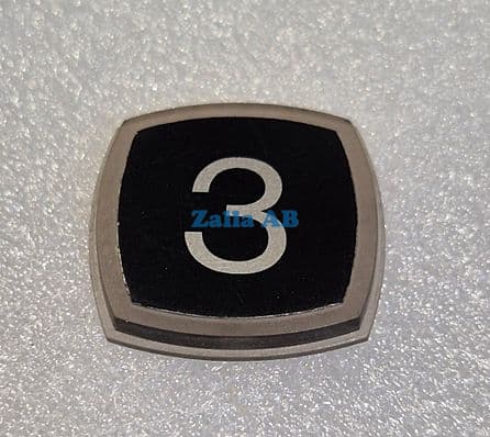 PRESSEL,BLACK ALUMINIUM SYMBOL 3