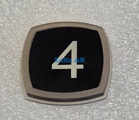 PRESSEL,BLACK ALUMINIUM SYMBOL 4