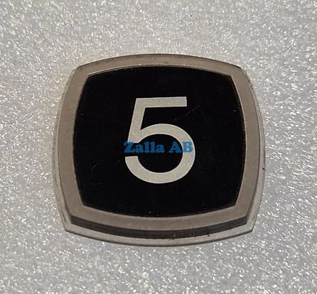 PRESSEL,BLACK ALUMINIUM SYMBOL 5