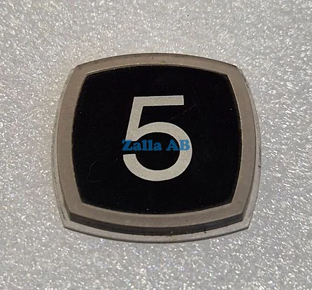 PRESSEL,BLACK ALUMINIUM SYMBOL 5
