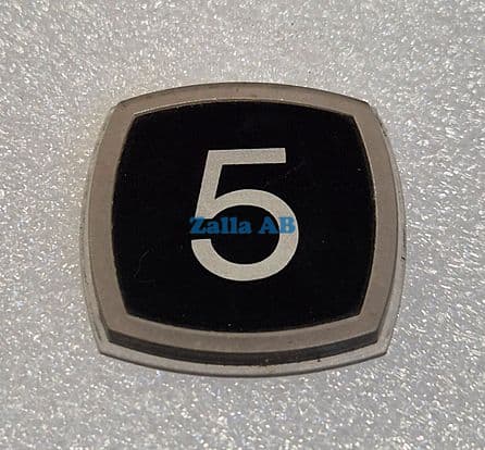 PRESSEL,BLACK ALUMINIUM SYMBOL 5