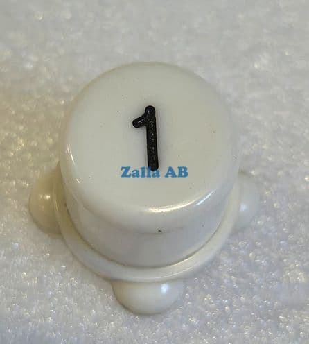 ASEA TRYCKKNAPP, VIT SYMBOL 1