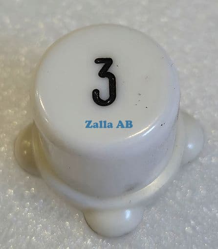 ASEA TRYCKKNAPP, VIT SYMBOL 3