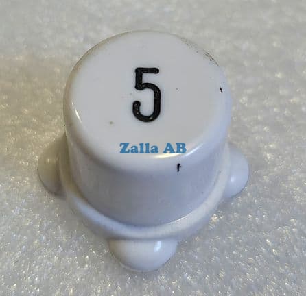 ASEA TRYCKKNAPP, VIT SYMBOL 5